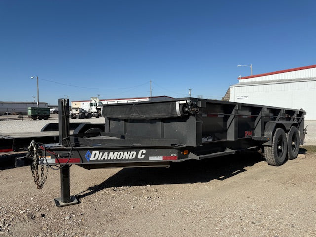 Diamond C 16' Dump Trailer