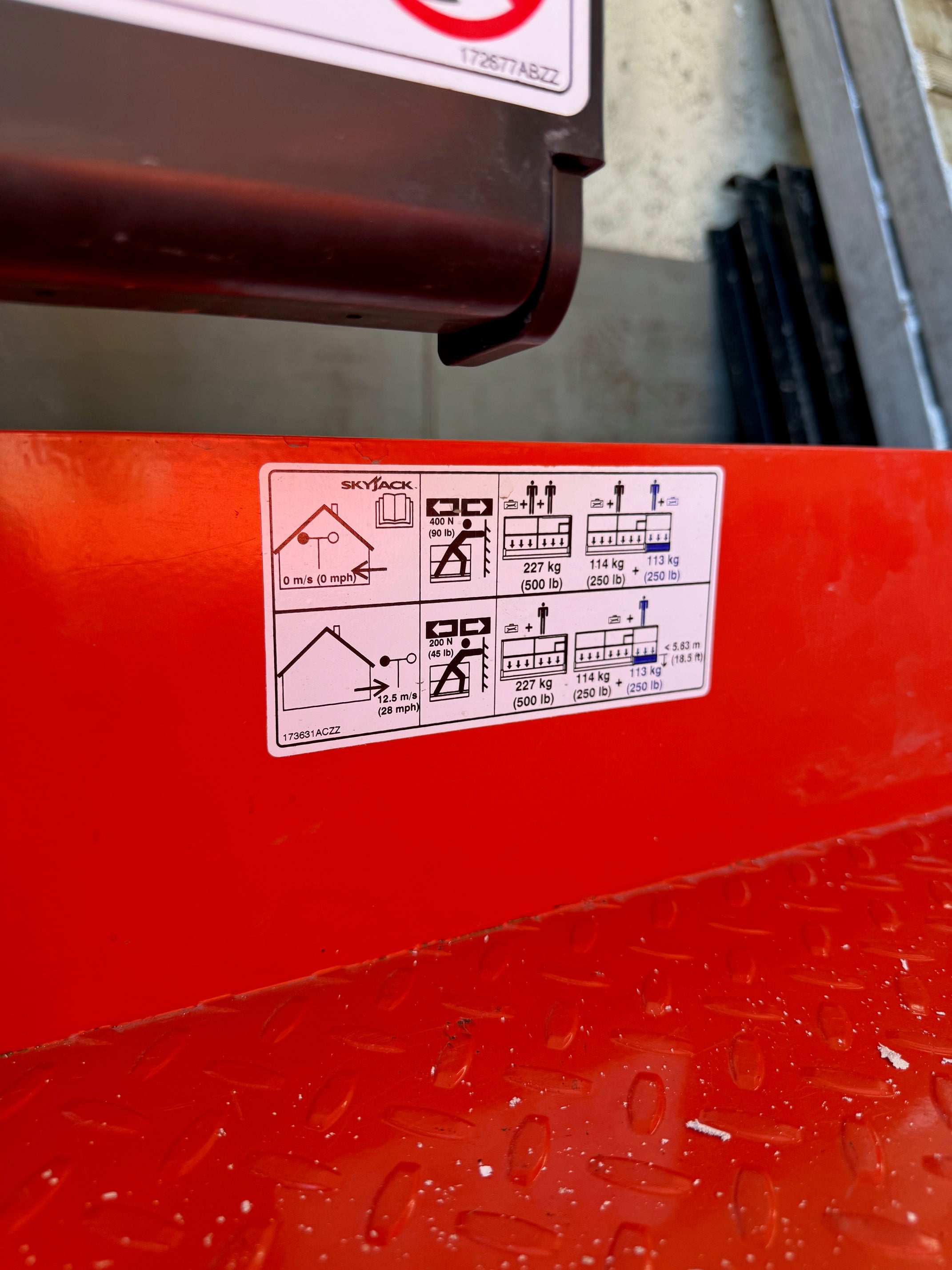 SkyJack Electric Scissor Lift